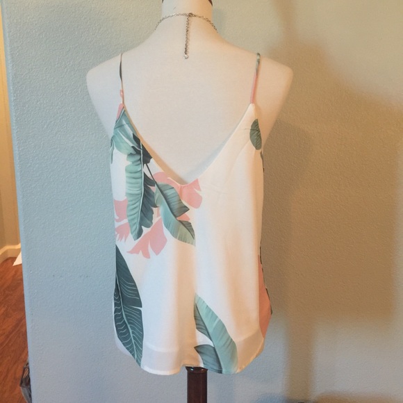SALE! HOST PICK! Tropical Botanical Cami Tank - Picture 4 of 7